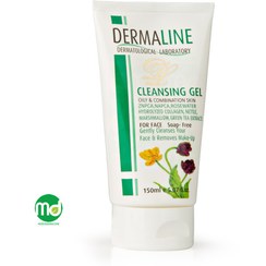 تصویر درمالاين شوينده پوست چرب و مختلط DERMALINE CLEANSING GEL FOR OILY & COMBINATION SKIN