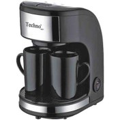تصویر قهوه ساز Technoدو فنجان مدل Te -813 استیل ا قهوه ساز Technoدو فنجان مدل Te -813 استیل به همراه 2 فنجان قهوه ساز Technoدو فنجان مدل Te -813 استیل به همراه 2 فنجان