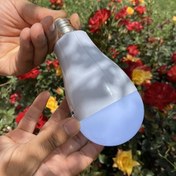 تصویر لامپ شارژی اضطراری ۲۰ وات با باتری ۱۰ هزار نوردهی فوق العاده 