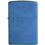 تصویر فندک اورجینال بنزینی زیپو مدل Zippo REG CERULEAN Zippo REG CERULEAN