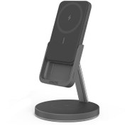 تصویر پایه نگهدارنده و شارژر بی سیم گوشی موبایل انکر مدل B25A7211 