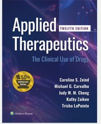 تصویر APPLIED THERAPEUTICS The Clinical Use of Drugs – اپلاید ترپیوتیکس نسخه ۲۰۲۴ 