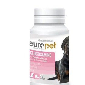 تصویر قرص گلوکزامین سگ یوروپت Europet Dog Glucosamine Tablet