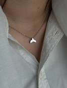 تصویر گردنبند دم وال استیل 