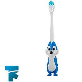 تصویر مسواک کودک هپی اسکوئرل جایزه دار برس نرم کانفیدنت confident happy sqierrel soft toothbrush