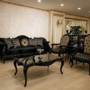تصویر مبل کلاسیک مدل آیسان ۷ نفره 