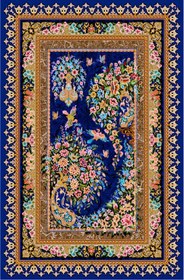 تصویر فرش طرح ابریشم ماشینی | فرش چاپی | کد : A016 