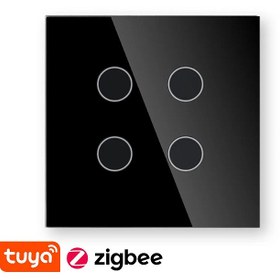 تصویر کلید چهارپل هوشمند zigbee 