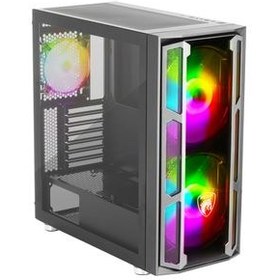 تصویر کیس کامپیوتر گرین مدل GRIFFIN G6 ARGB Mid Tower مشکی GREEN GRIFFIN G6 ARGB Mid Tower Black Computer Case