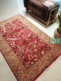 تصویر قالیچه دستباف درختی مدل قشقایی کد 13981 qahqai handwoven rug