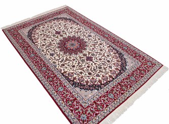 تصویر قالی دستباف ۱۵۷×۲۴۰ نقشه اصفهان کد PME04196 