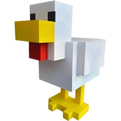 تصویر فیگور مرغ ماینکرافت 