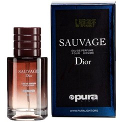 تصویر عطر مردانه پورا رایحه Sauvage Dior حجم 35 میل 