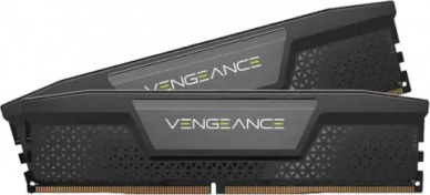تصویر رم کامپیوتر کورسیر دو کاناله مدل Vengeance فرکانس 6000 مگاهرتز DDR5 تایمینگ CL36 حافظه 32 گیگابایت Corsair Vengeance Dual Channel CL36 6000MHz DDR5 32GB Computer RAM