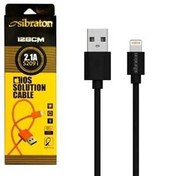 تصویر کابل شارژ USB به لایتنینگ سیبراتون مدل Sibraton S209i طول 1 متر 