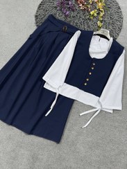 تصویر ست شومیز و دامن و وست مجلسی زنانه مدل سپیده 