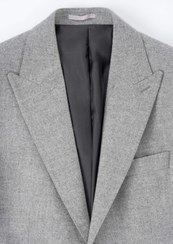 تصویر کت تک طوسی روشن - 56043 