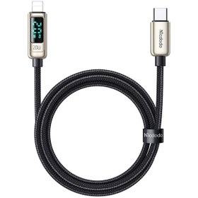 تصویر کابل تبدیل USB-C به لایتنینگ مک دودو مدلCA-8810 طول 1.2 متر USB-C to Lightning McDodo CA-8810 conversion cable, 1.2 meters