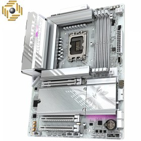 تصویر مادربرد GIGABYTE B860 AORUS ELITE WIFI7 ICE GIGABYTE B860 AORUS ELITE WIFI7 ICE (rev. 1.x) LGA1851 ATX Motherboard