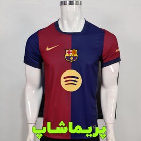 تصویر لباس اول بارسلونا 2024 هواداری کیفیت A+ تایلندی - XX-LARGE Barcelona 2024 fan first shirt, A+ Thai quality