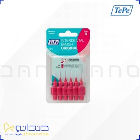 تصویر interdental brush 0.4_ pink - مسواک بین دندانی تپه مدل original سایز 0 