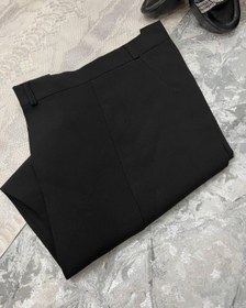 تصویر شلوار زنانه مازاراتی راسته مشکی Maserati straight black women's pants