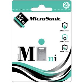 تصویر فلش مموری میکروسونیک مدل mini drive ظرفیت 32 گیگابایت نقره ای فلش مموری 32GB نقره ای متفرقه mini drive