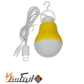 تصویر چراغ led موبایل و usb سفری 