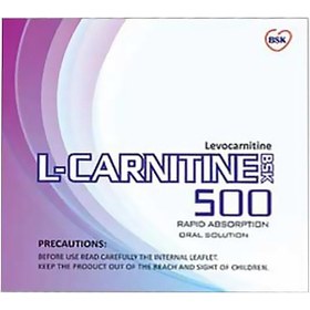 تصویر ویال ال کارنتین 500 بی اس کی | BSK L-CARNITINE 