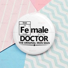 تصویر پیکسل پزشکی طرح Female Doctor, The original Iron Man 