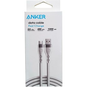 تصویر کابل TYPE-C تایپ سی ANKER مدل AD-010 اورجینال سوپرفست 