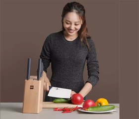 تصویر ست 5 تایی چاقوی آشپزخانه به همراه استند شیائومی مدل Xiaomi HuoHou Knife Set HU0057 ا Xiaomi HuoHou Knife Set HU0057 Xiaomi HuoHou Knife Set HU0057