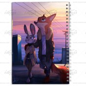 تصویر دفتر مشق کارتون زوتوپیا 