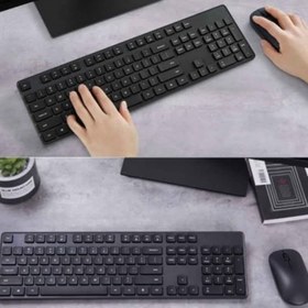 تصویر ماوس و کیبورد شیائومی مدل Mi Wireless Keyboard & Mouse Combo 