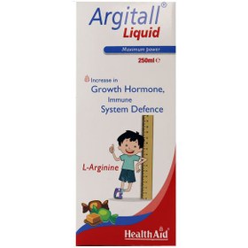 تصویر شربت آرژیتال هلث اید مکمل رشد کودک 250 میلی لیتر Health Aid Argitall Liquid 250 ml