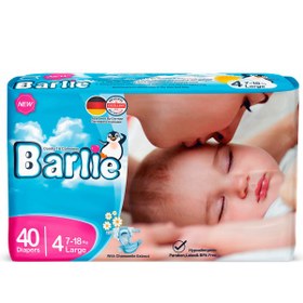 تصویر پوشک بچه Barlie اقتصادی سایز 4، 40 عددی 