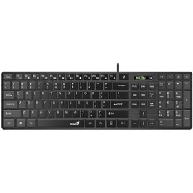 تصویر صفحه کلید باسیم جنیوس مدل SlimStar 126 SlimStar 126 Wired keyboard