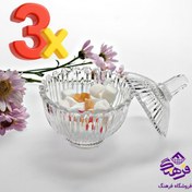 تصویر قندان بلور کاوه مدل پرشیا 