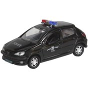 تصویر ماکت ماشین فلزی پژو ۲۰۶ پلیس 