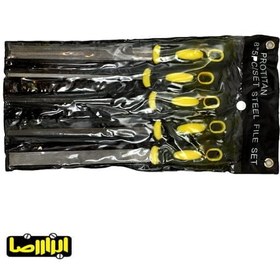 تصویر ست سوهان ۵ عددی سایز ۸ اینچ 