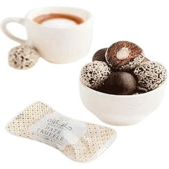 تصویر ترافل خرمایی با مغز ارده حلیتینه 