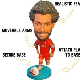 تصویر اکشن فیگور ساکروی محمد صلاح لیورپول کد 01 Mohamed Salah Liverpool SoccerWe Figure