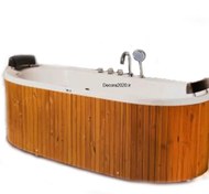 تصویر وان حمام زرین آب مدل پریما thermo wood 