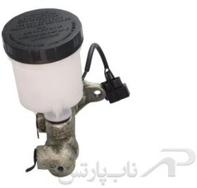 تصویر پمپ ترمز پراید مدل CBS با مخزن روغن 