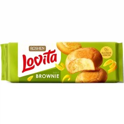 تصویر کیک براونی روشن لاویتا طعم لیمو 152 گرمی Roshen مدل Roshen Lovita blondie Lemon Roshen Lovita blondie Lemon 152g
