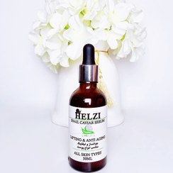 تصویر سرم خاویار حلزون حلزی _ جوانساز و لیفتینگ LIFTING & ANTI AGING_ HELZI SNAIL CAVIAR SERUM