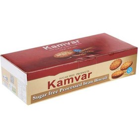 تصویر بیسکویت بدون قند سبوس دار کامور 220 گرمی Kamvar Biscuits without sugar with -220g