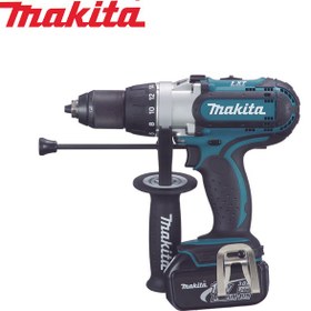 تصویر دریل شارژی چکشی لیتیوم ماکیتا 18 ولت مدل Makita Dhp451rfe Makita Cordless Hammer Driver Drill Dhp451rfe