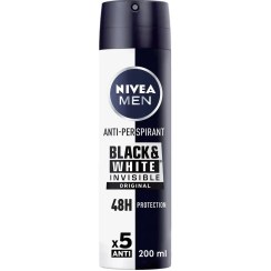 تصویر اسپری ضد تعریق نیوا مدل BLACK &amp; WHITE ORIGINAL اصل المانی 