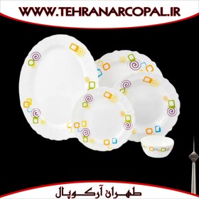 تصویر سرویس غذاخوری 25 پارچه آرکوپال (۶ نفره) توماس iropal 25 Pcs